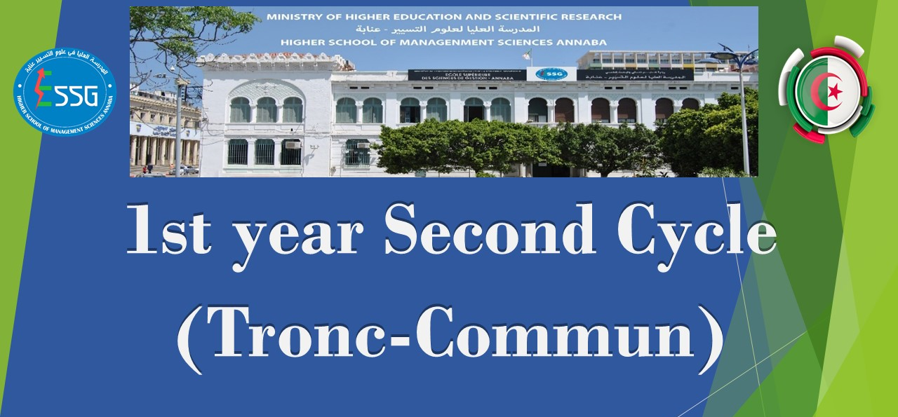 Management Sciences ( Tronc-Commun)